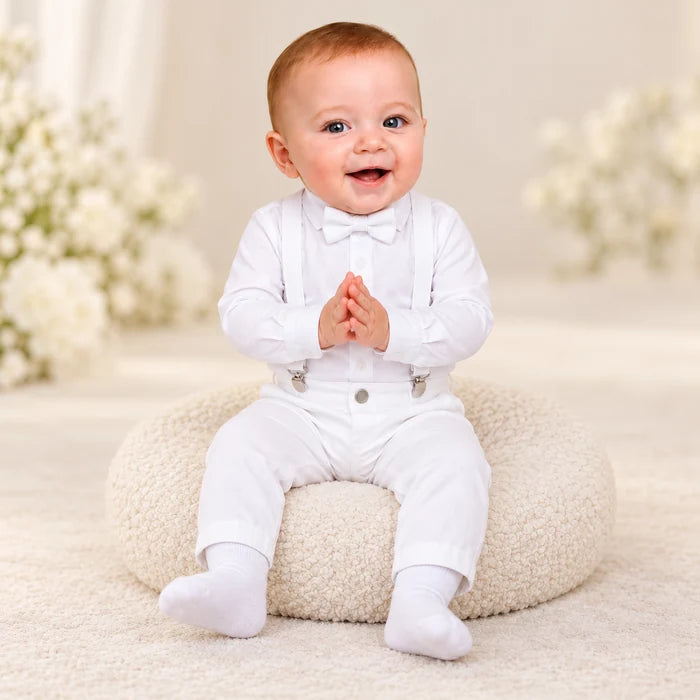 Conjunto Pajem Branco Batizado