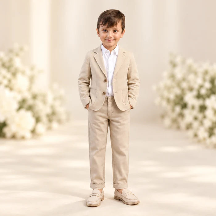 Kit Blazer e Calça Sarja Infantil | Várias Cores do 1 ao 16