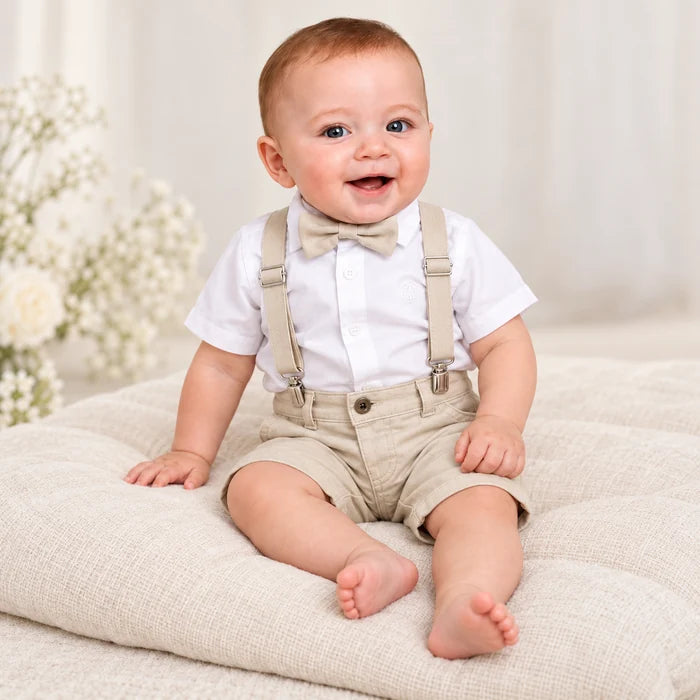 Conjunto Social Infantil com Bermuda - Várias Cores