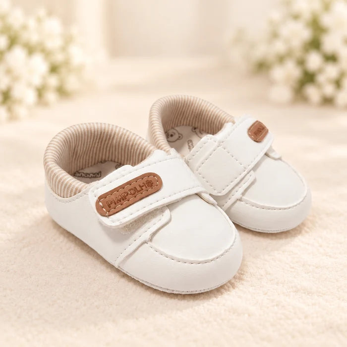 Sapatinho de Bebê Batizado Branco