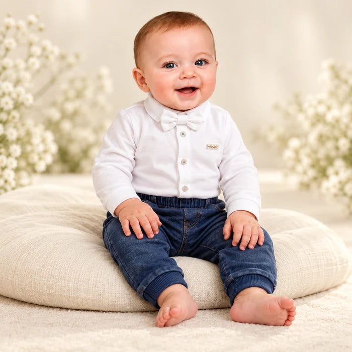 Conjunto Bebê Paraíso – Body Social Branco