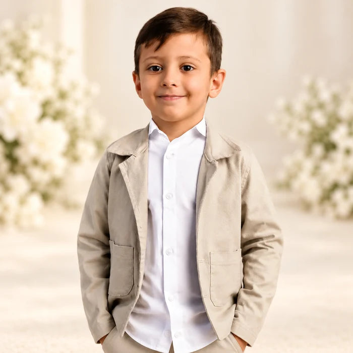 Conjunto Blazer Sarja 3 peças - Calça - Camisa e Blazer 1 ao 16