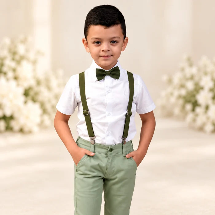 Conjunto Verde Oliva Calça e Camisa Manga Curta