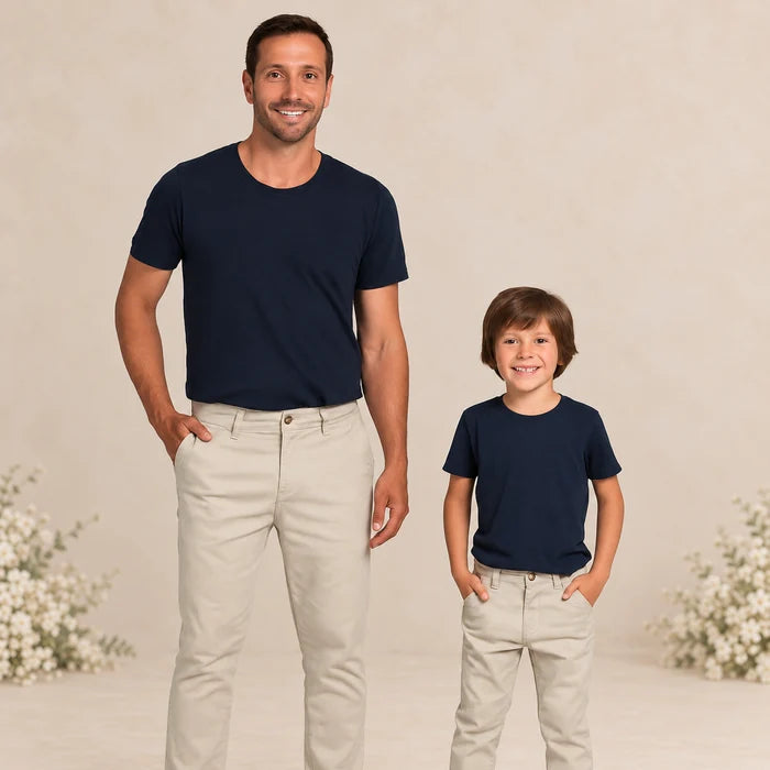 Kit 2 Calças Tal Pai, Tal Filho - Várias Cores 38 ao 48