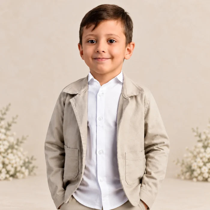 Conjunto Blazer Sarja 3 peças - Calça - Camisa e Blazer 1 ao 16